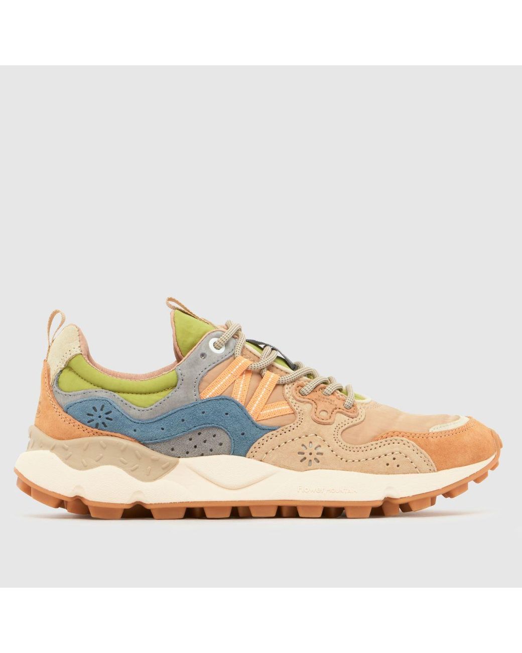 Flower Mountain Blue Yamano 3 Trainers