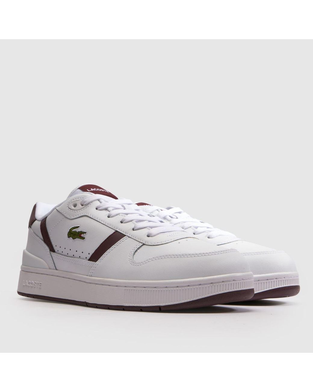 Lacoste White T-Clip Trainers for men