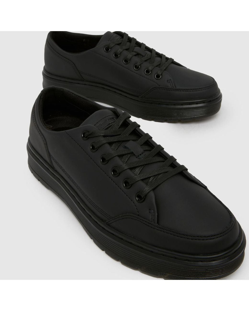 Dr. Martens Black Brookline Shoes for men