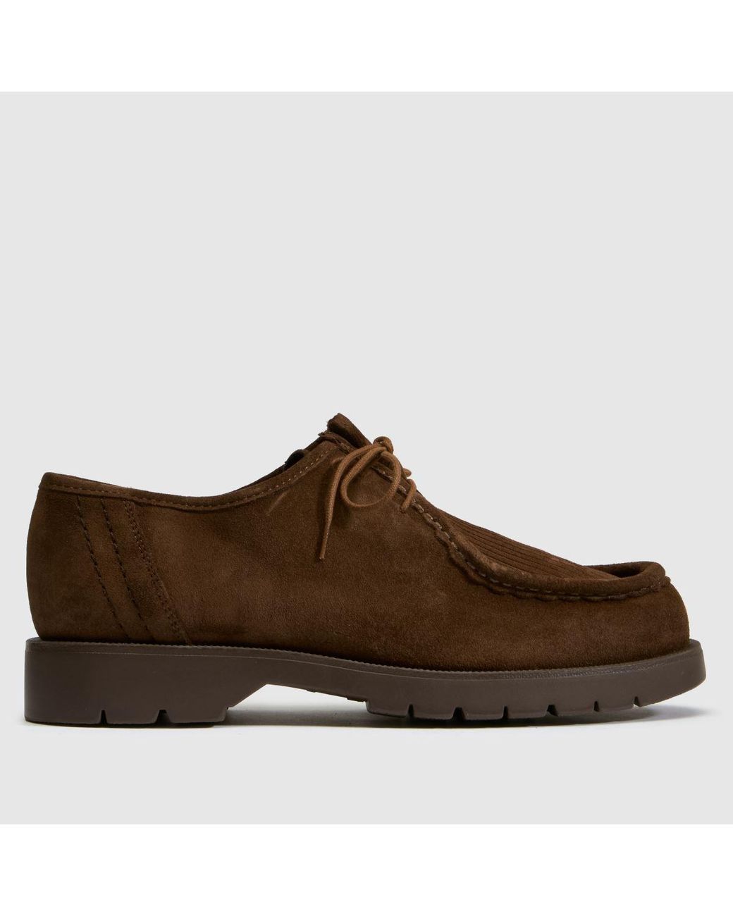 Kleman Brown Padrini V Cord Shoes for men