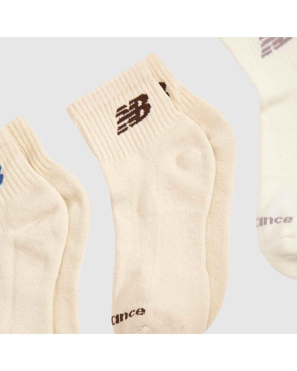 New Balance Natural Kids Ankle Socks 3 Pack