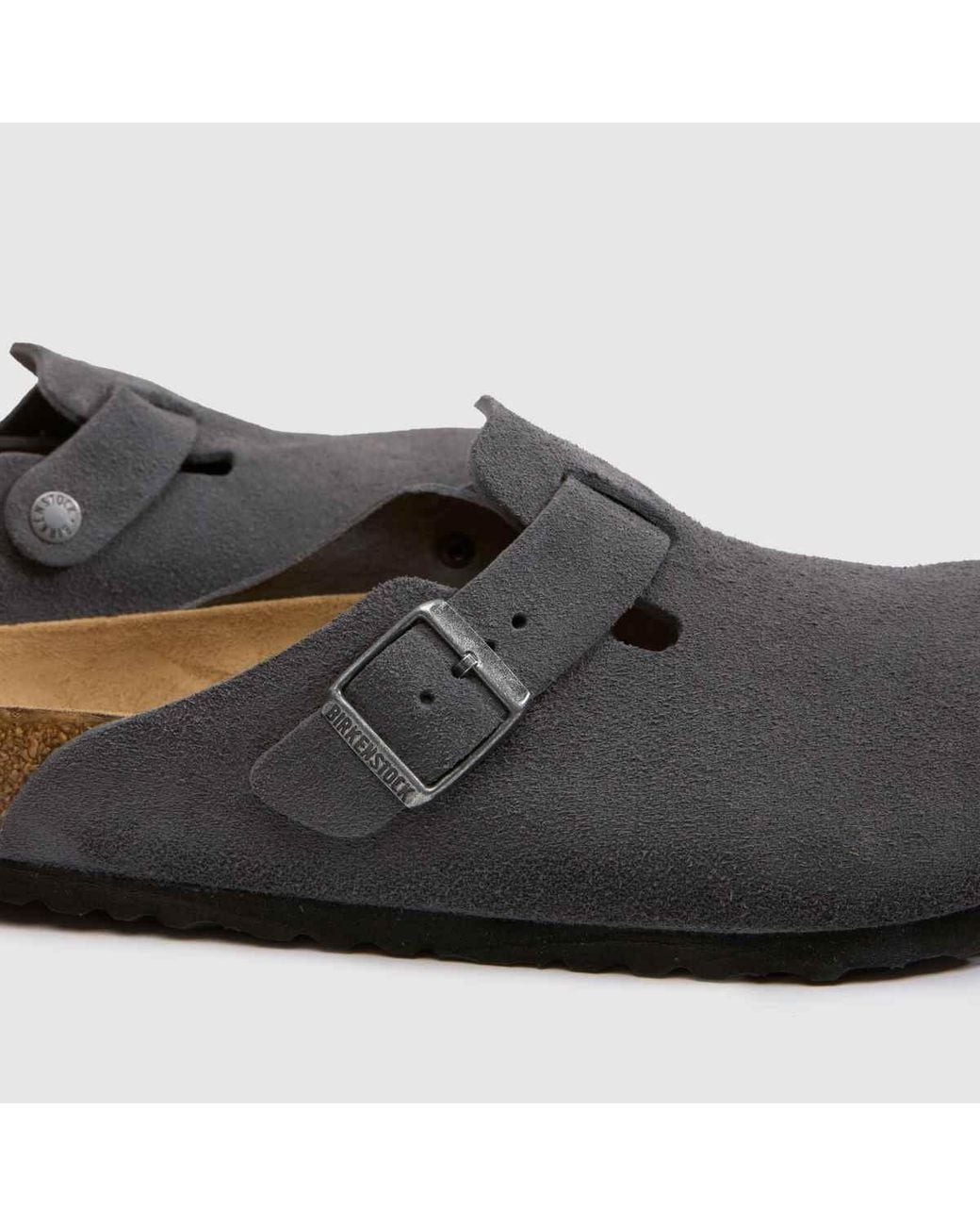 Birkenstock Black Boston Clog Sandals for men