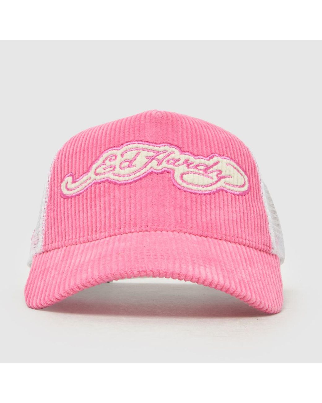 Ed Hardy Pink Panel Trucker Cap