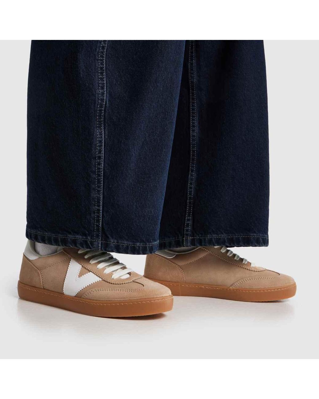 Victoria Natural Berlin Serraje Retro Trainers