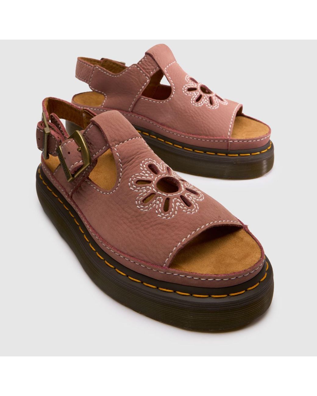 Dr. Martens Pink Dunnet Flower Sandals