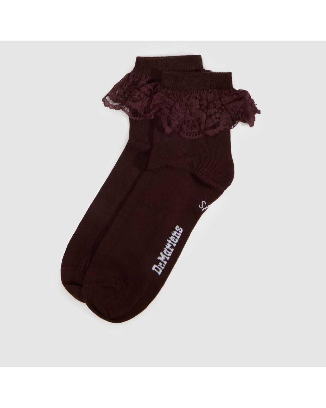 Dr. Martens Brown Frill Sock