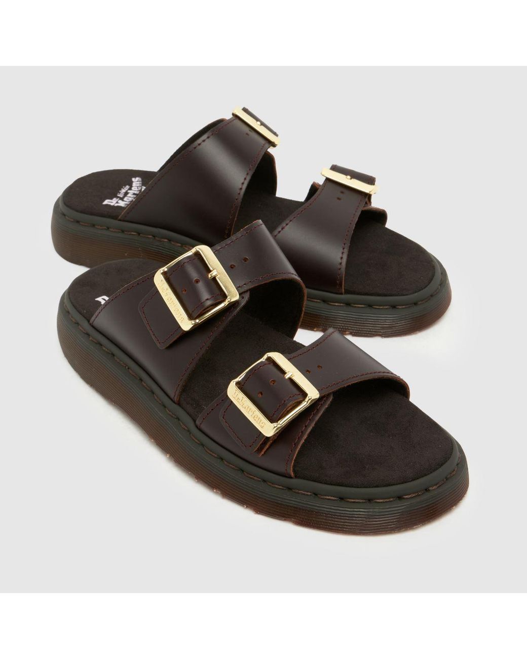 Dr. Martens Black Josef Sandals