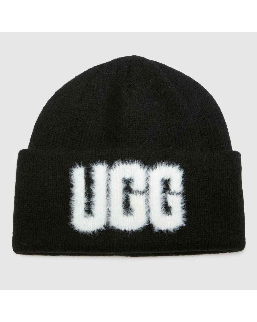 Ugg Black Logo Beanie