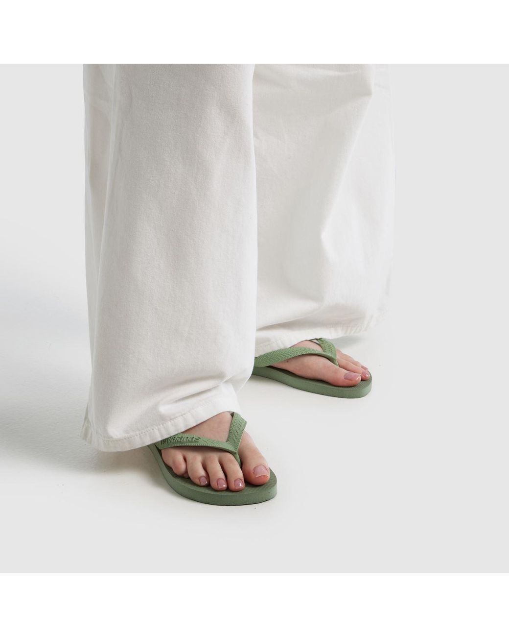 Havaianas Green Top Senses Flip Sandals