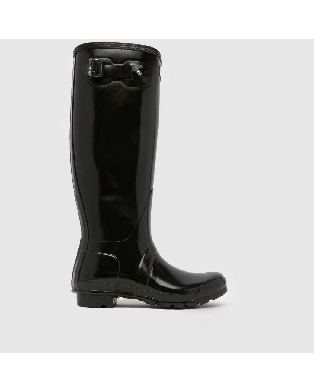Hunter Black Original Tall Gloss Boots