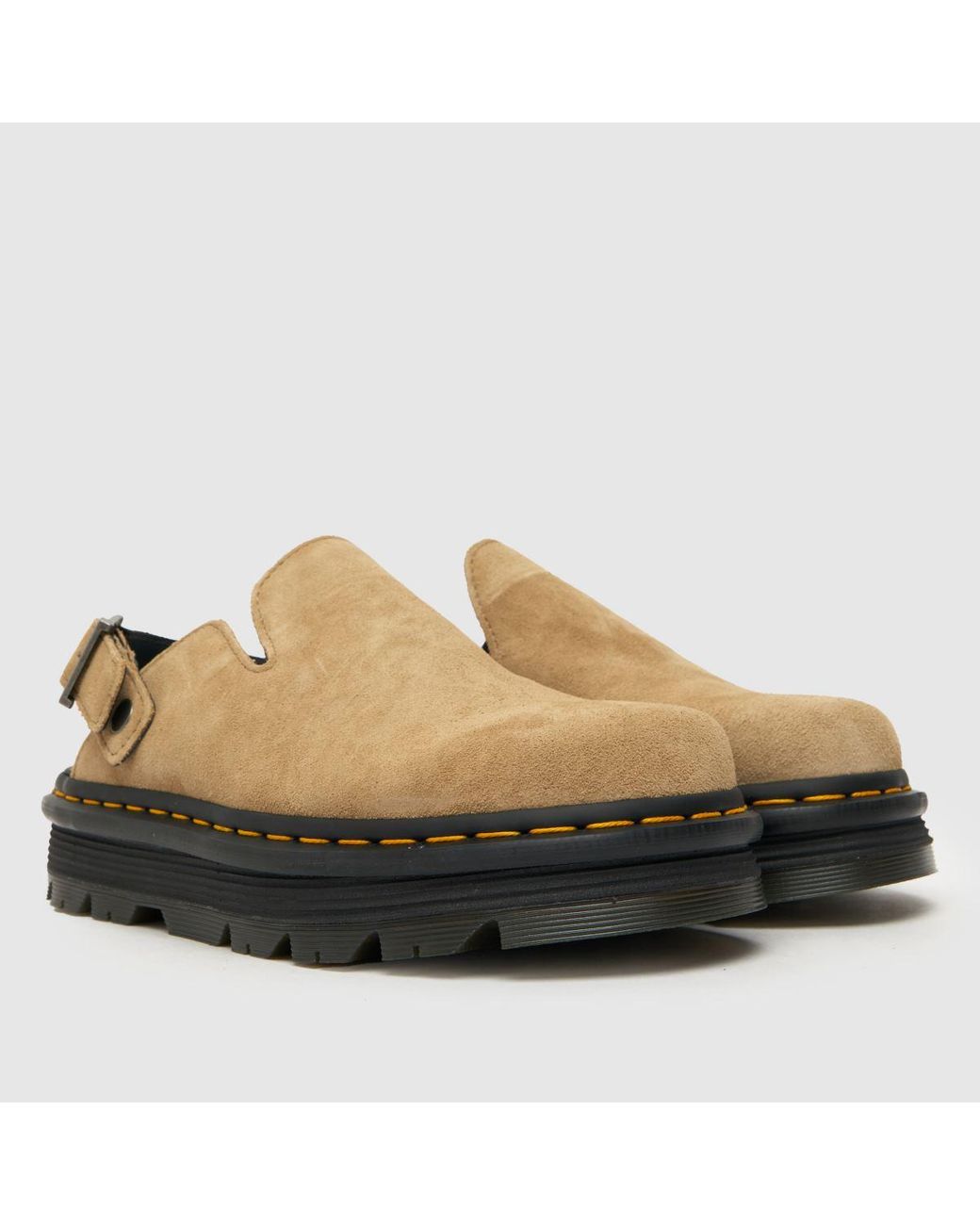 Dr. Martens Brown Zebzag Mule Sandals