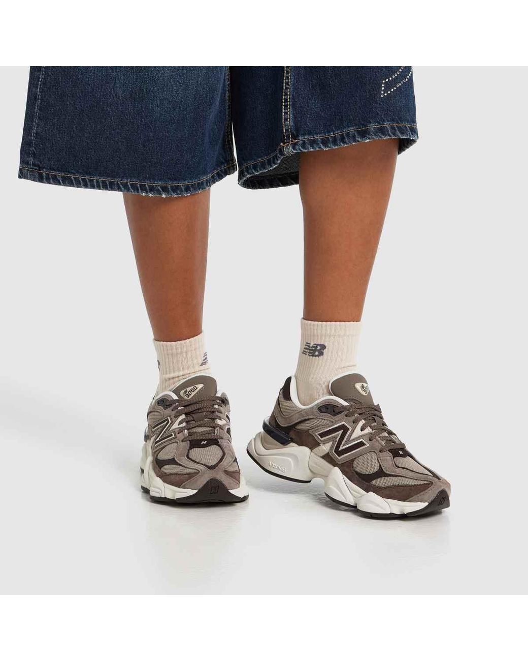 New Balance Brown 9060 Trainers