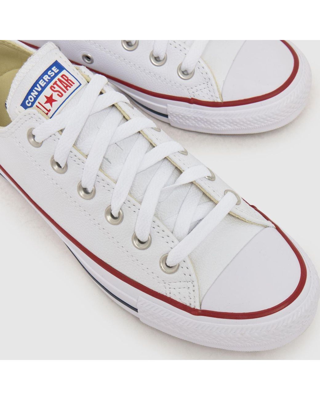 Converse White All Star Ox Trainers