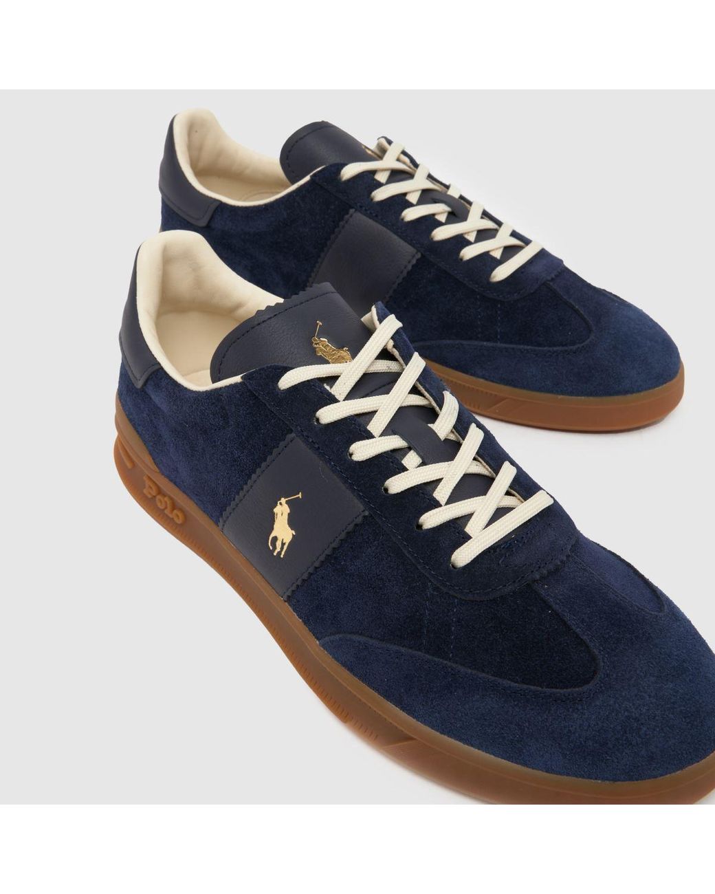 Polo Ralph Lauren Blue Heritage Aera Trainers for men