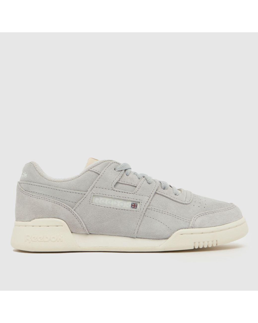 Reebok White Workout Plus Trainers