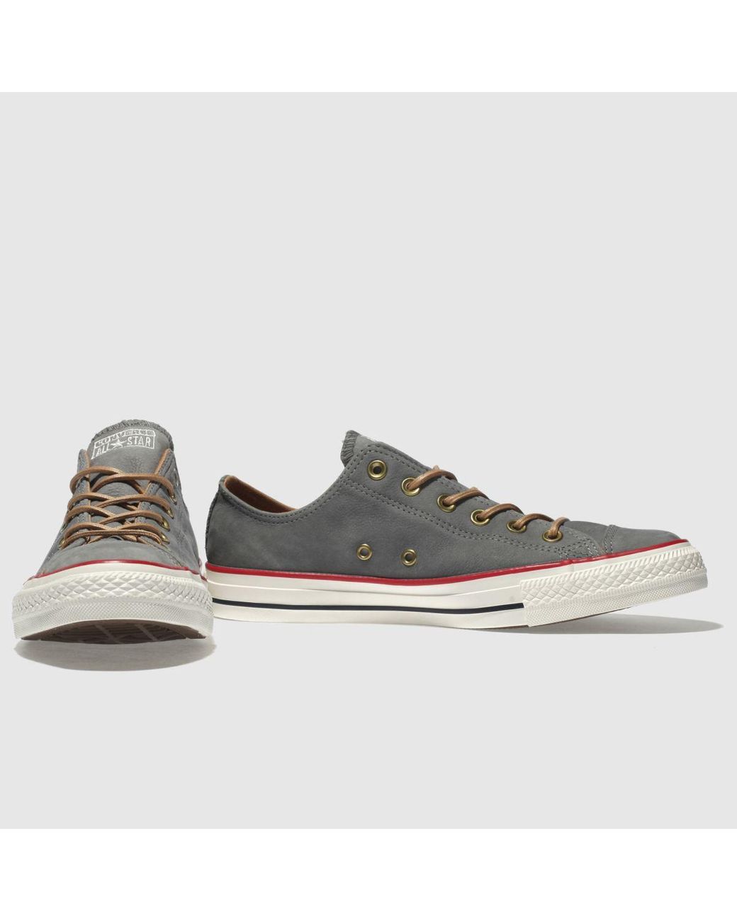 Converse All Star Earthy Buck Ox Trainers in Grey for Men | Lyst UK