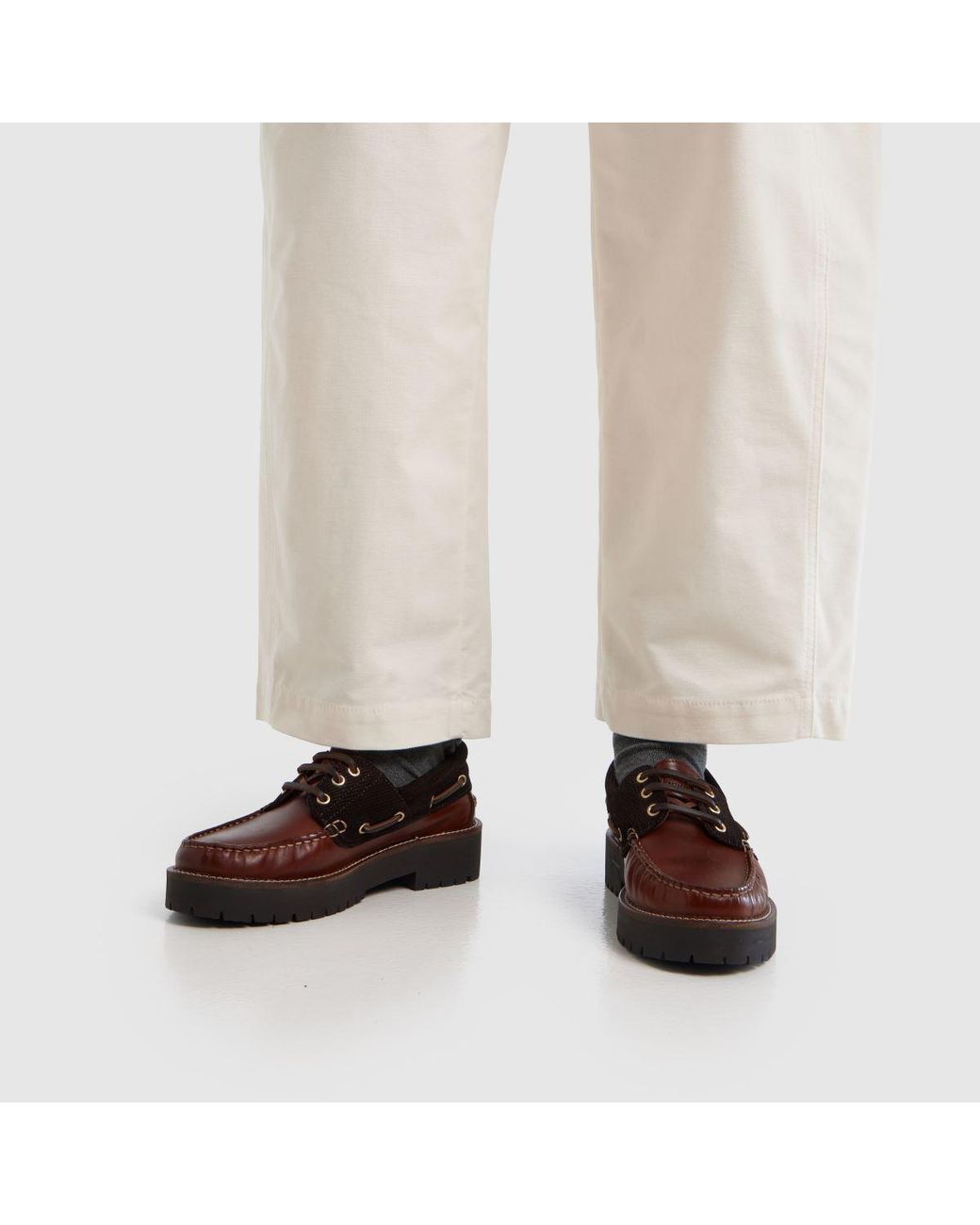 Barbour Brown Darras Boat Flats