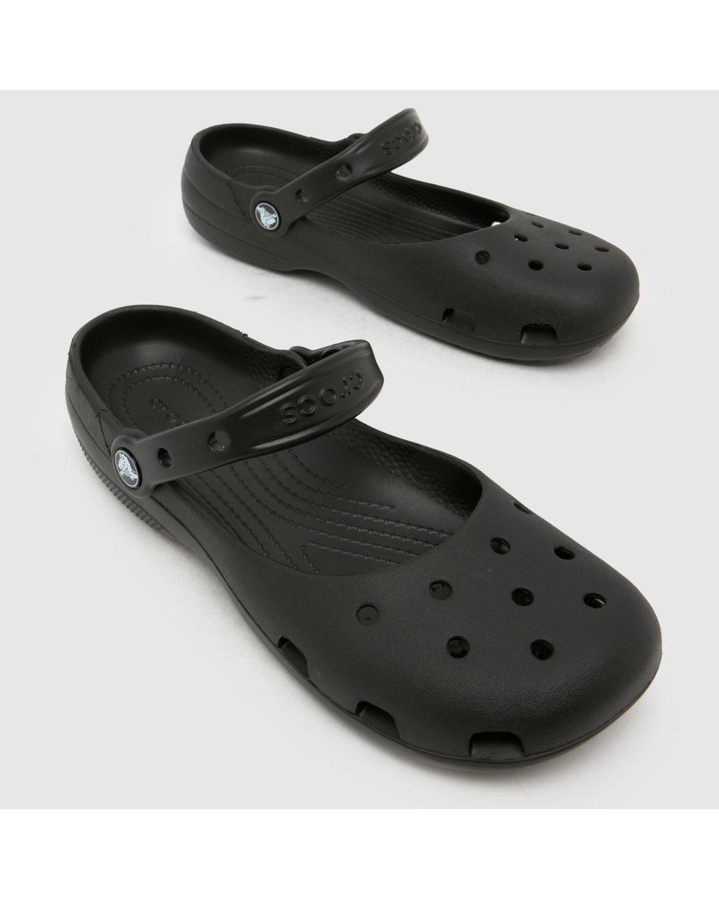 CROCSTM Black Classic Ballet Sandals