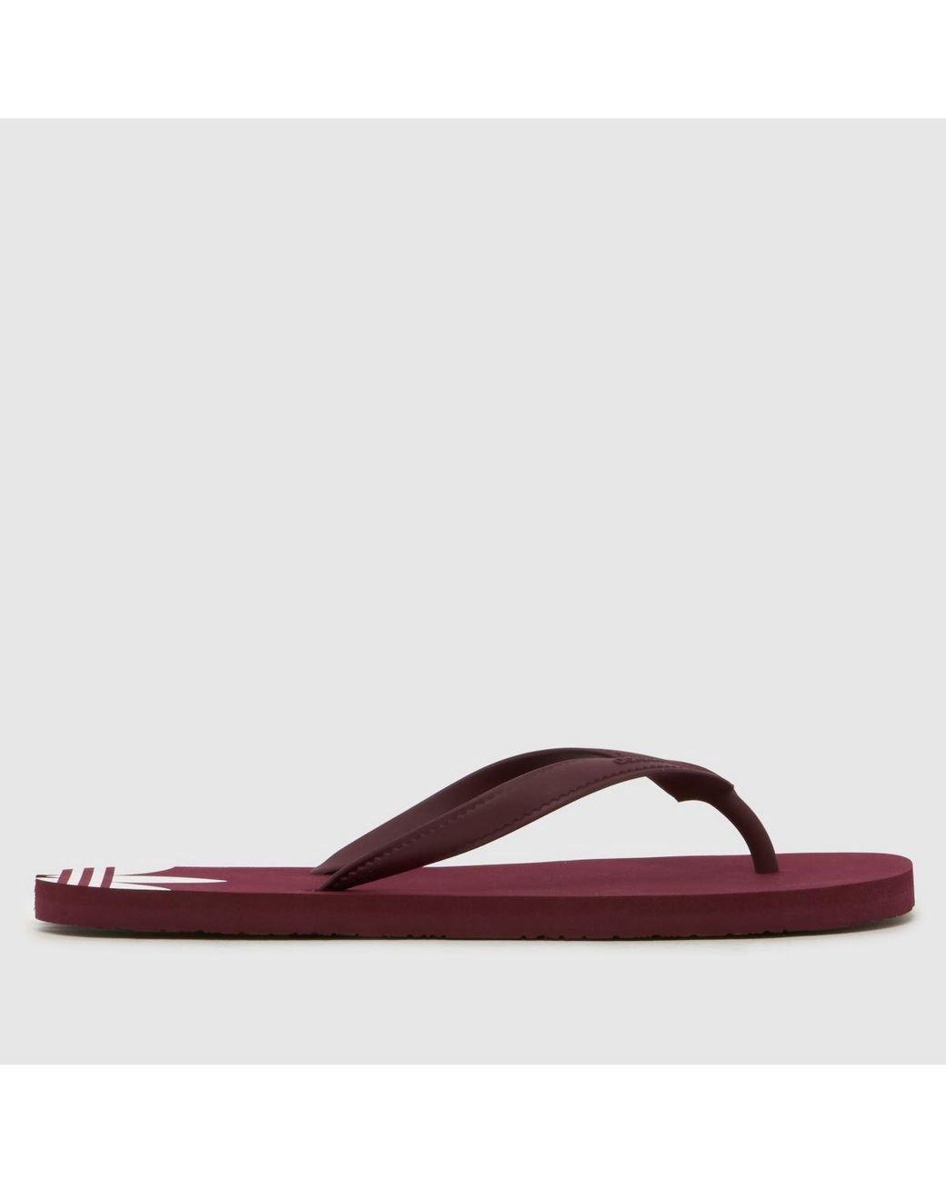 Adidas Red Adi Sun Flip Flops