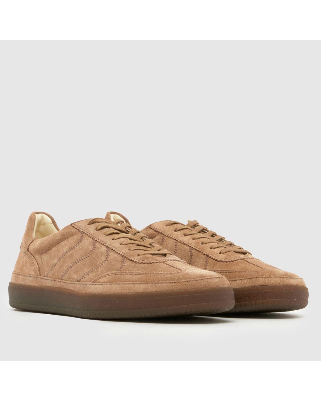 Vagabond Brown Shoemakers Leo Suede Retro Trainers for men