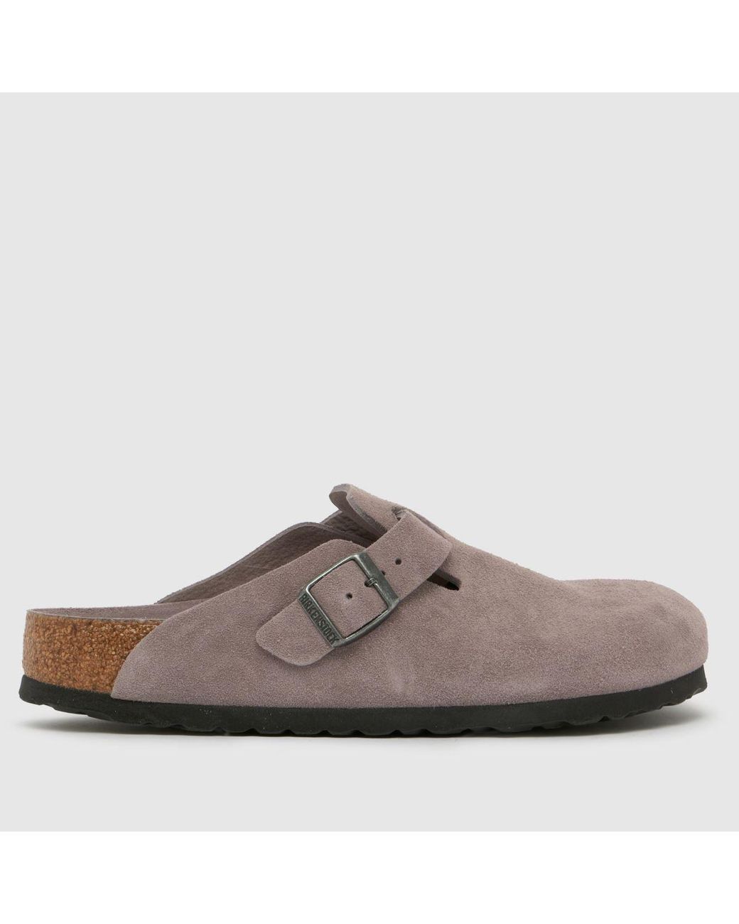 Birkenstock Brown Boston Soft Footbed Clog Sandals