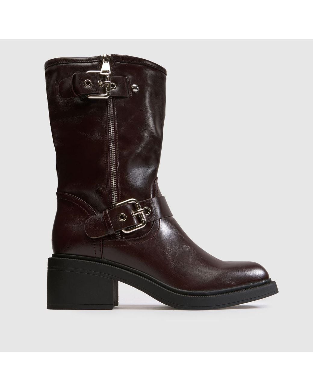 SIMMI Brown Ivani Mid Boots