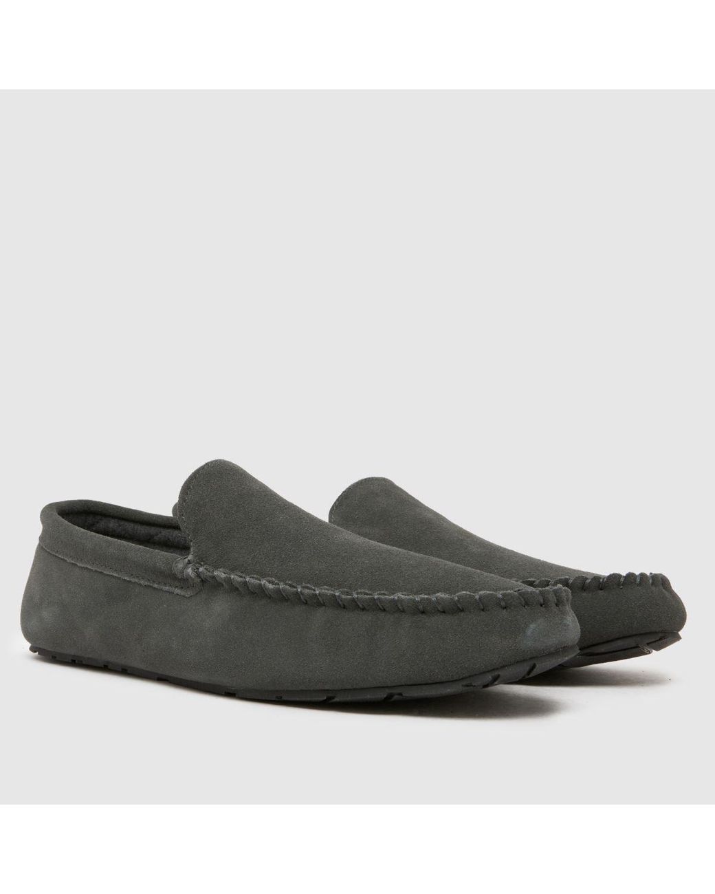 Schuh Black Sandro Suede Mocassin Slippers for men