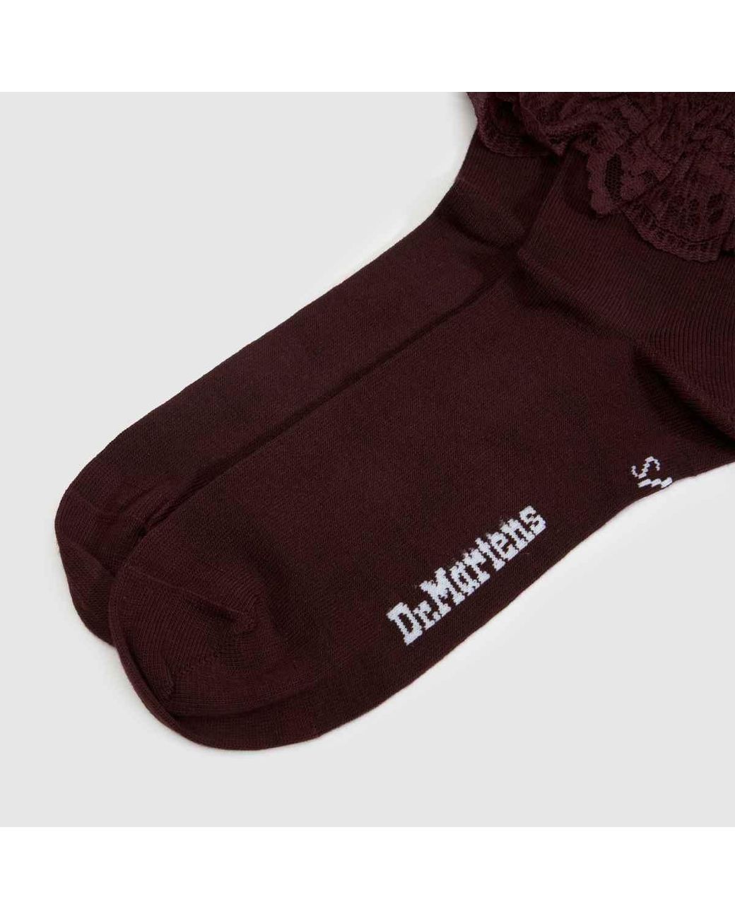 Dr. Martens Brown Frill Sock