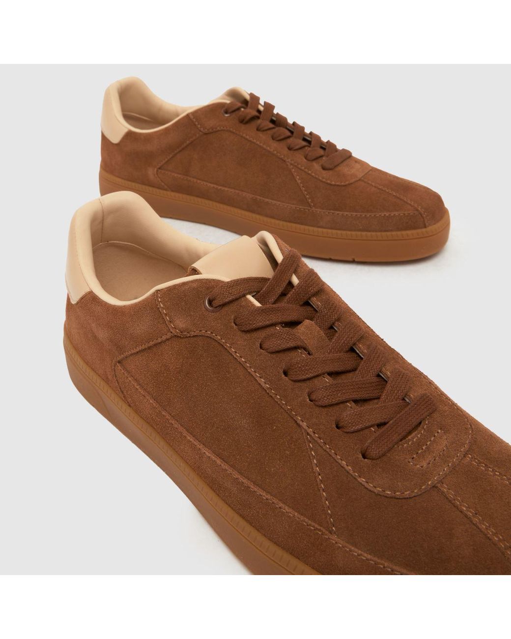 Schuh Brown Winter Suede Trainers for men