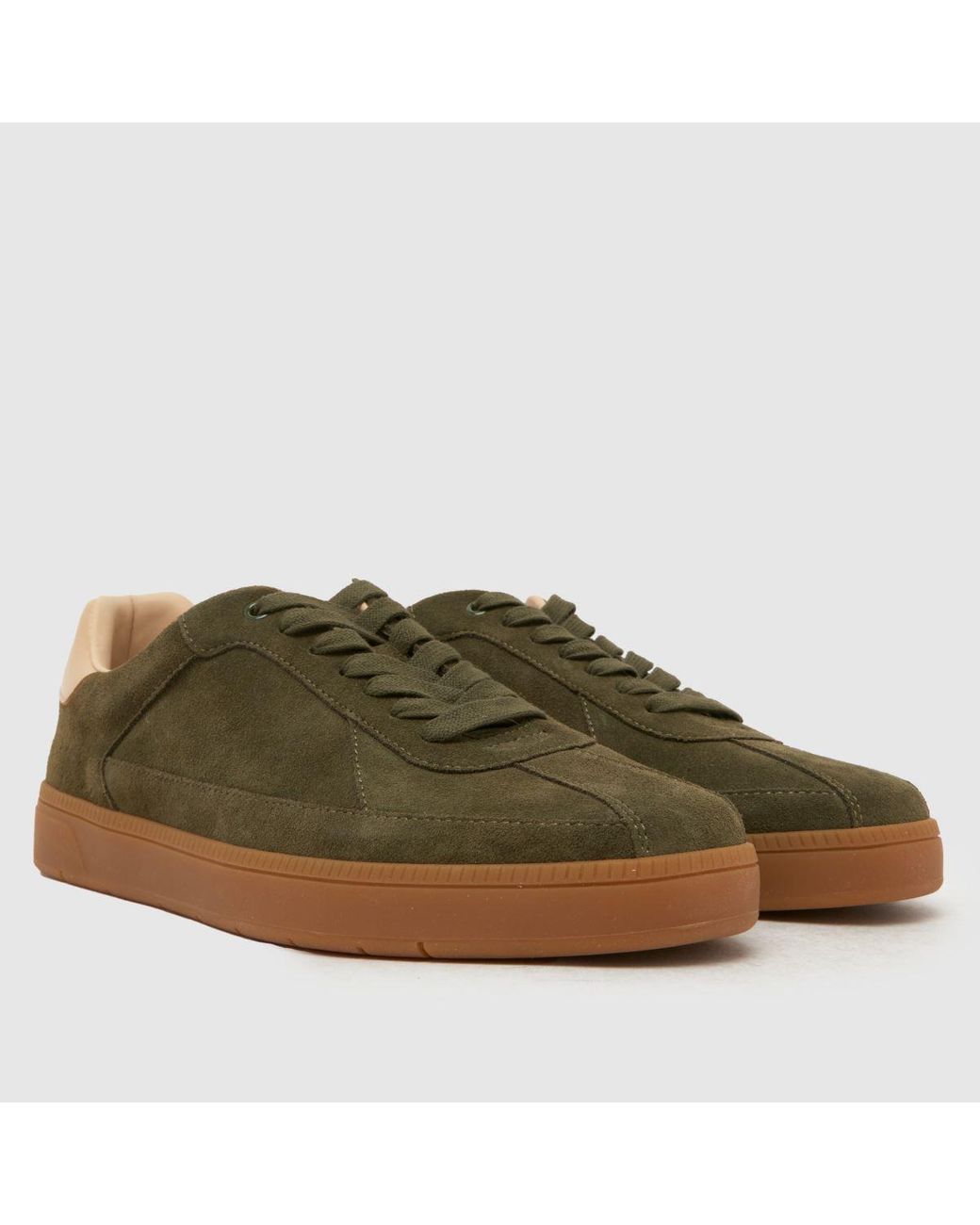 Schuh Green Winter Suede Trainers for men