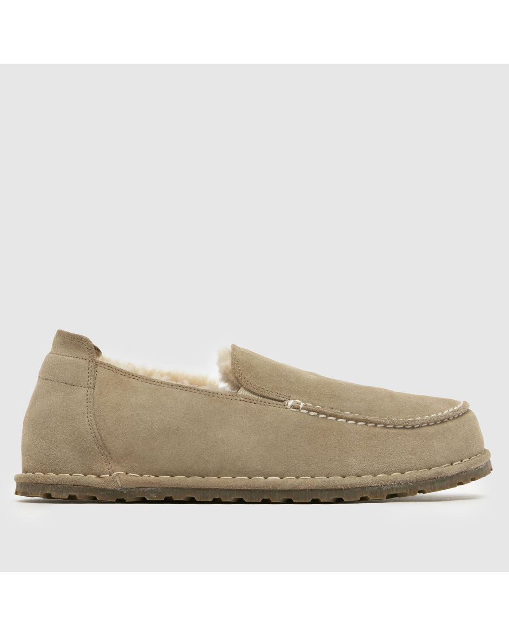 Birkenstock Natural Utti Shearling Shoes for men