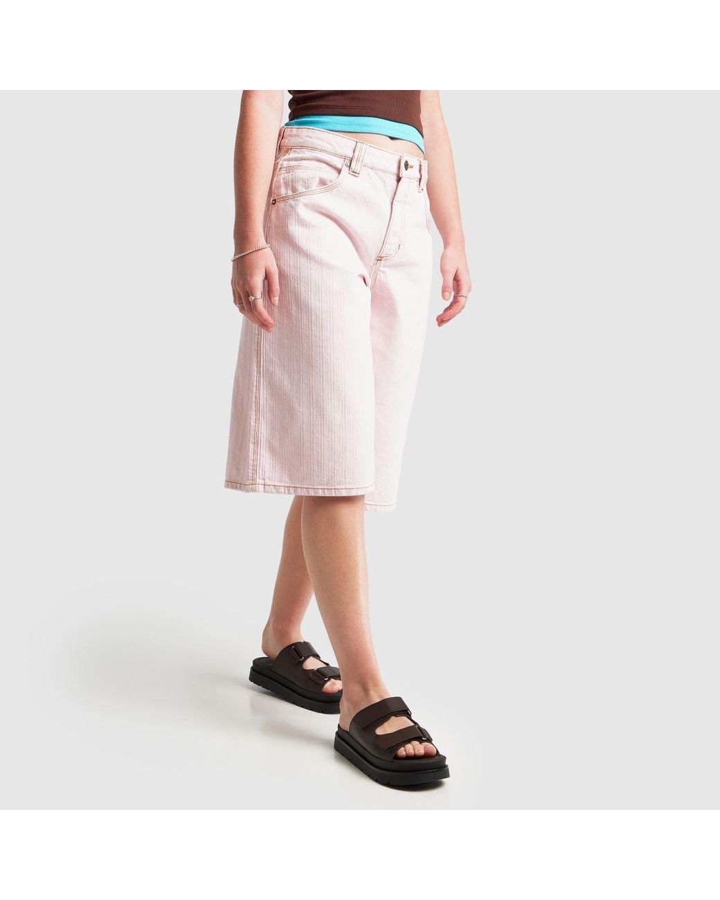 Schuh Brown Trina Chunky Leather Sandals