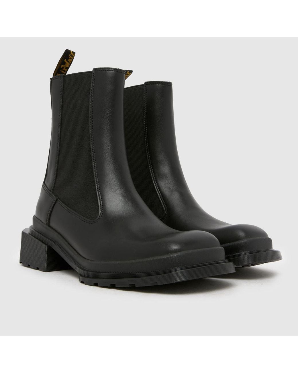 Dr. Martens Black Dr Martens Maybole Square Toe Boots