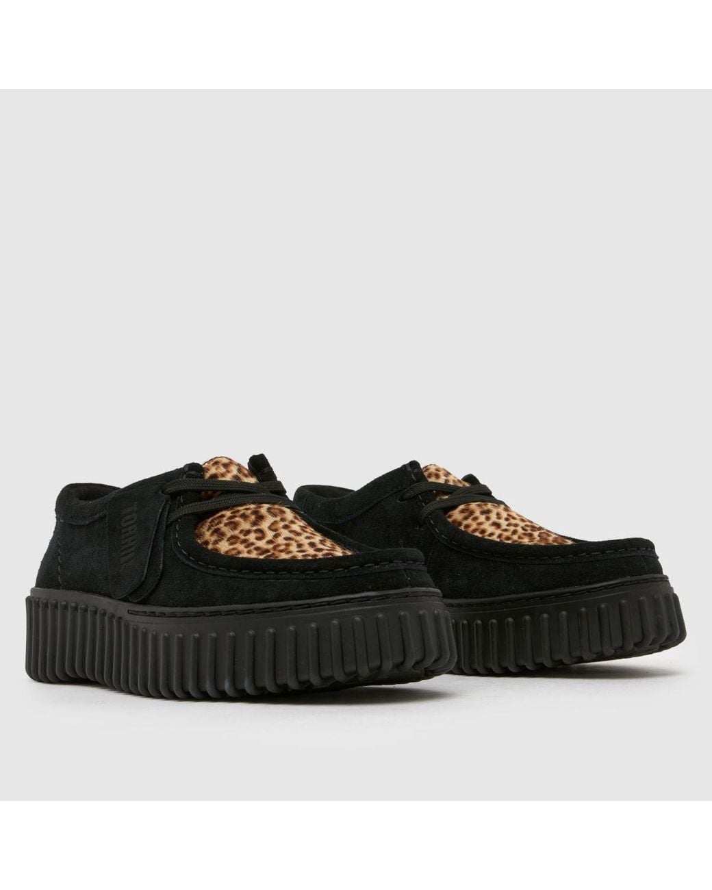 Clarks Black Torhill Bee Flats