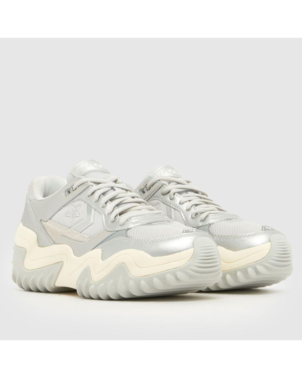 Converse White Wave Motion Trainers