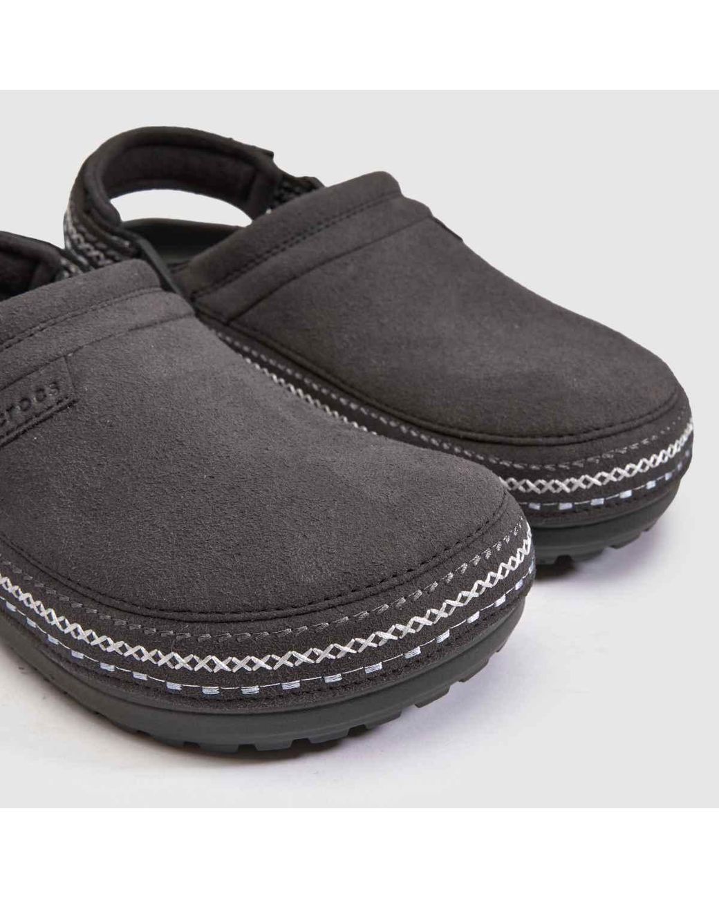 CROCSTM Black Classic Crafted Clog Sandals