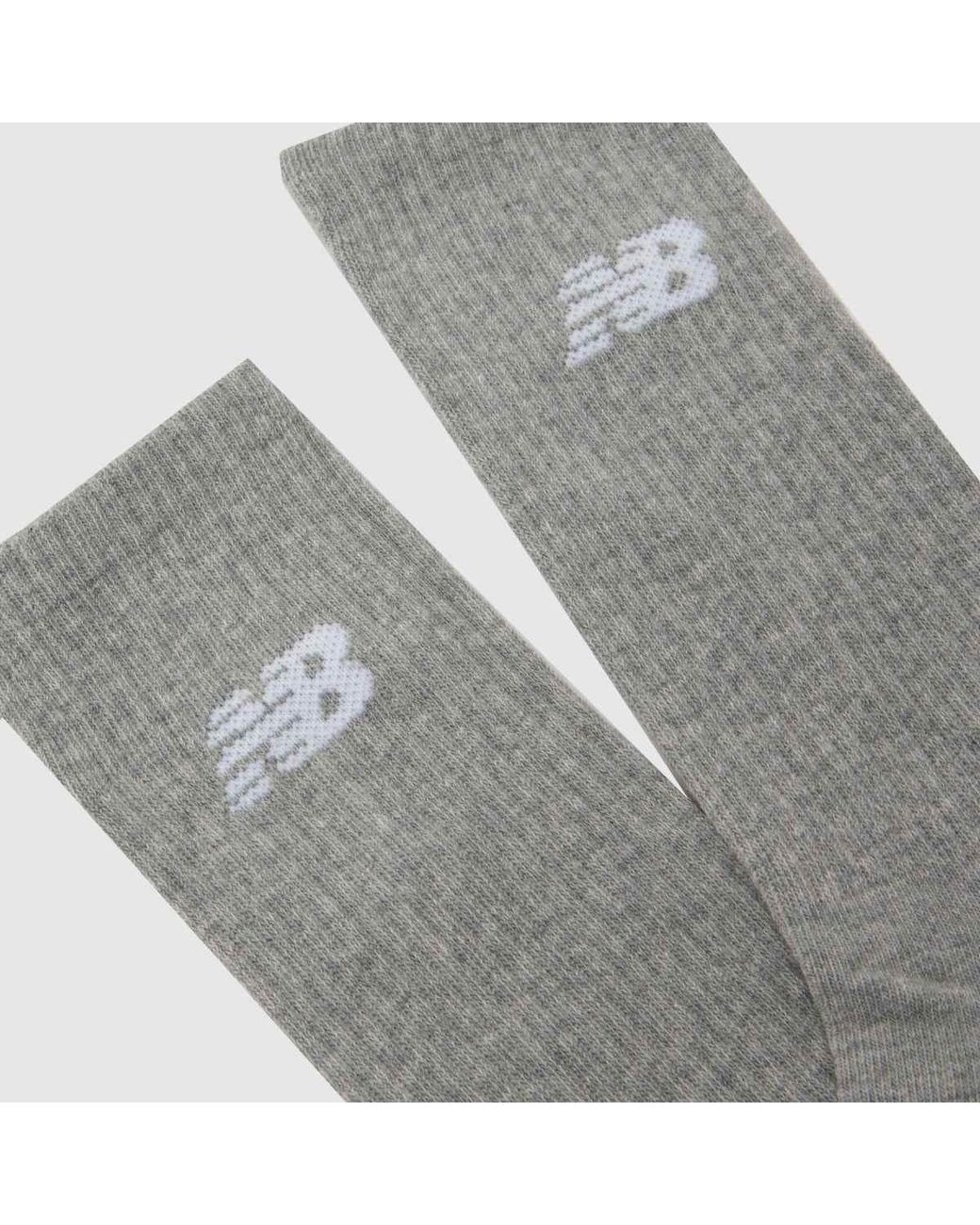 New Balance White Everyday Crew Sock 6 Pk