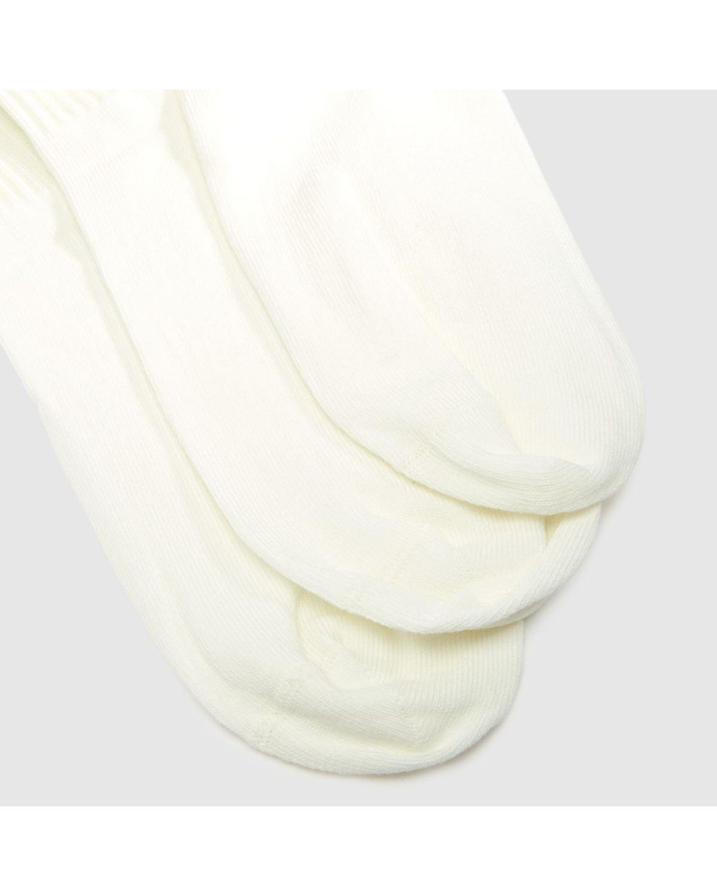 Adidas White Org Stripe Crew Sock 3Pk