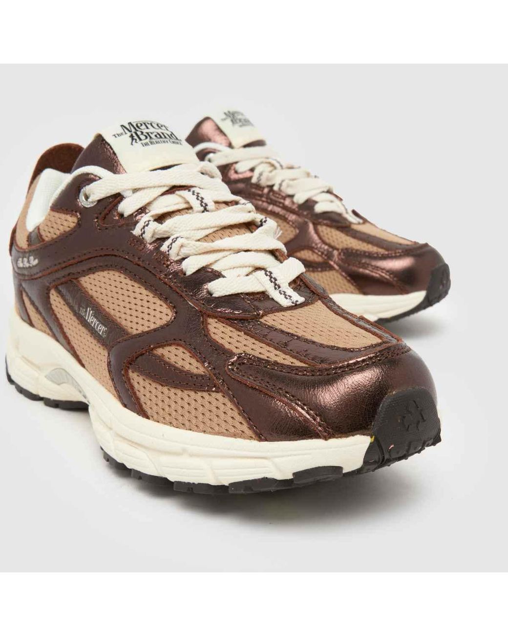 Mercer Brown Re-Run Cracked Trainers