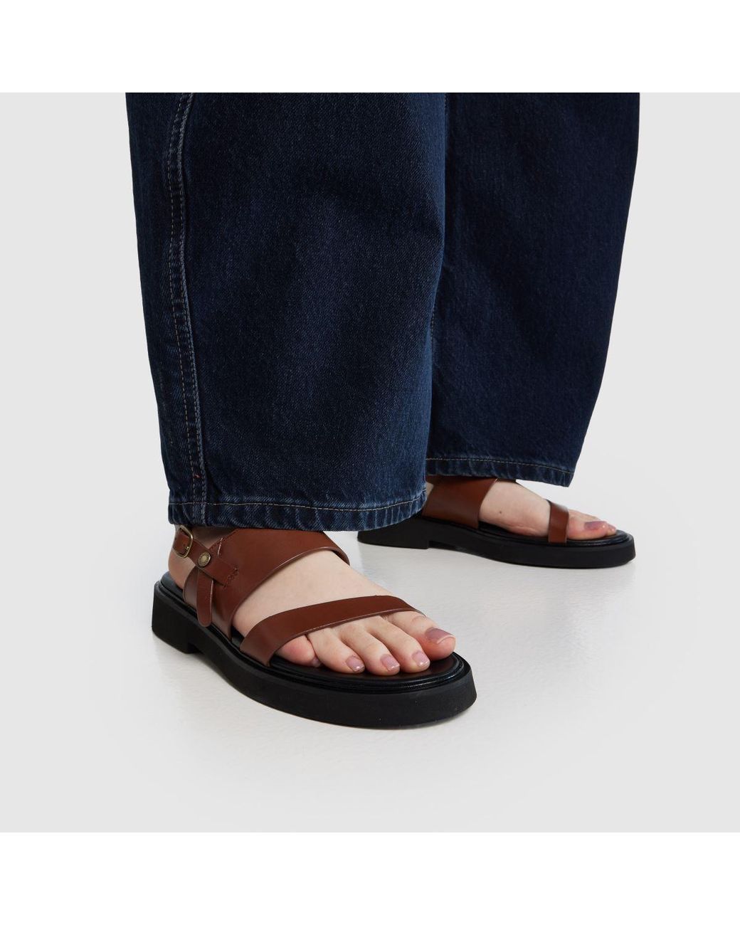 Barbour Brown Dakota Sandals