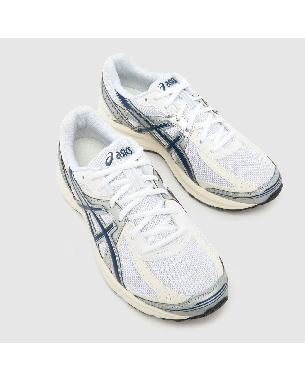 Asics White Jog 100S Trainers