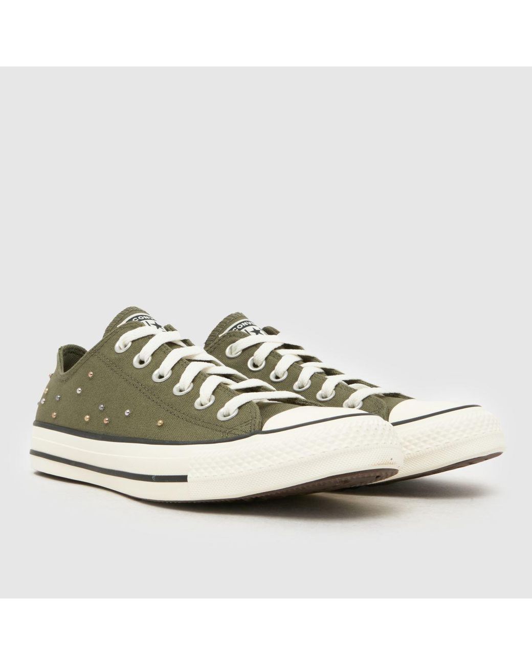 Converse Green All Star Ox Trainers