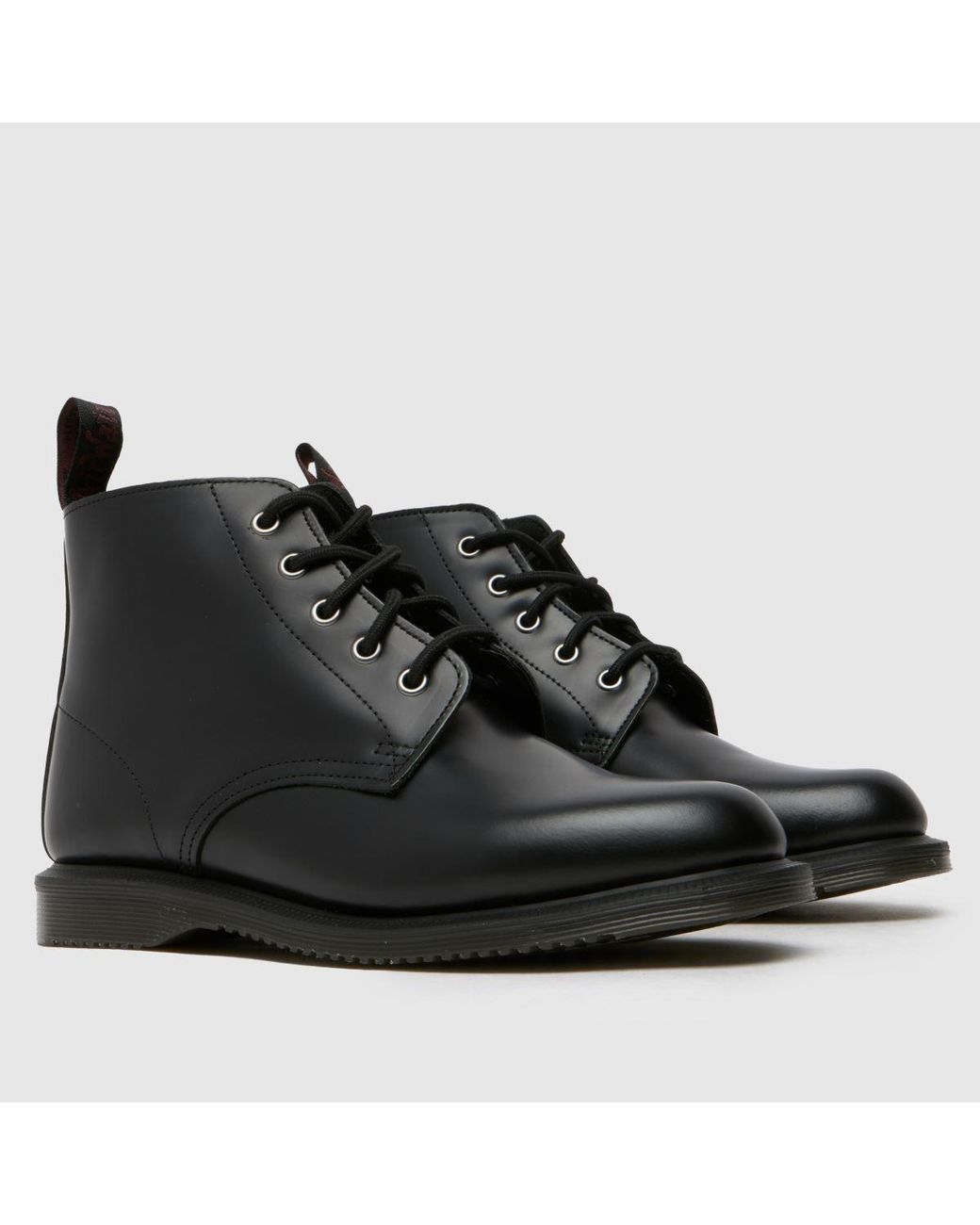 Dr. Martens Emmeline 5 Eye Boots in Black | Lyst UK