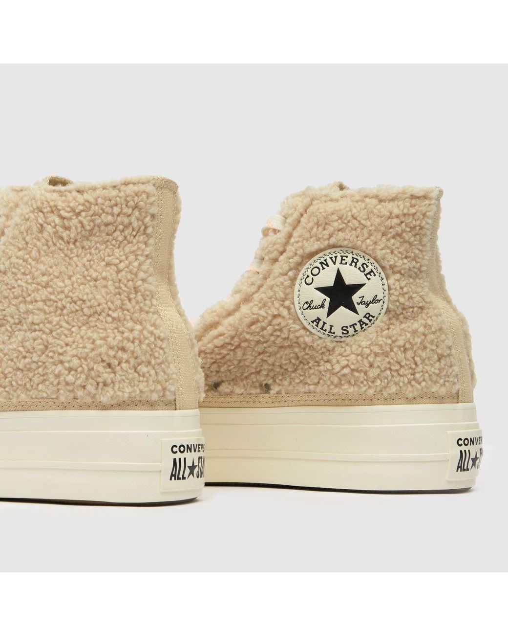 converse cozy beige