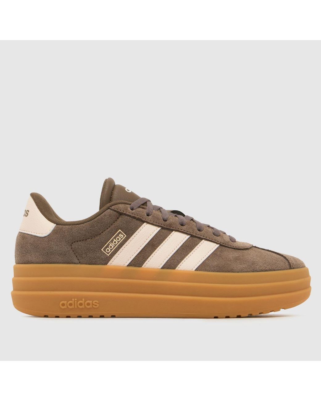 Adidas Brown Vl Court Bold Trainers