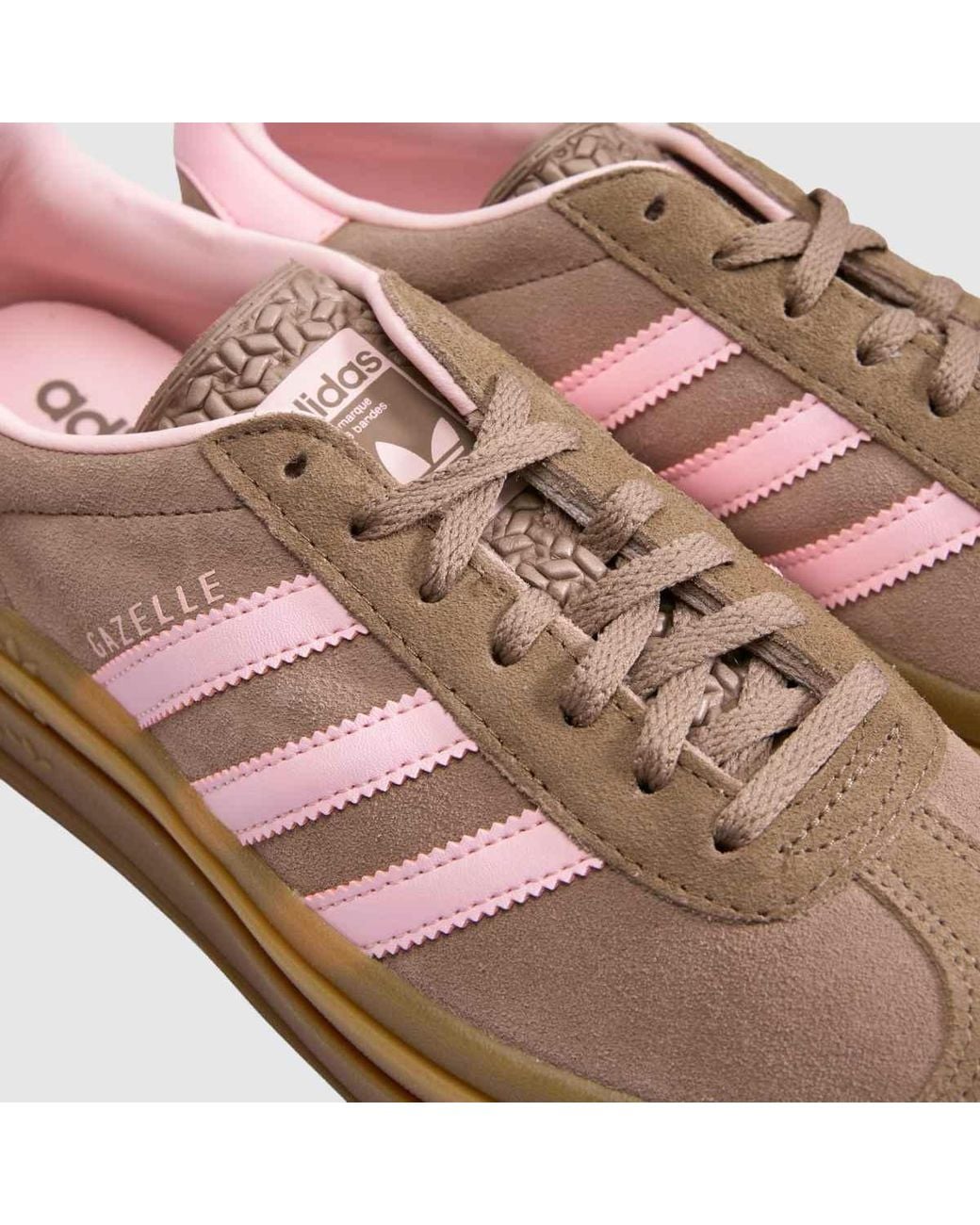 Adidas Brown Gazelle Bold Trainers