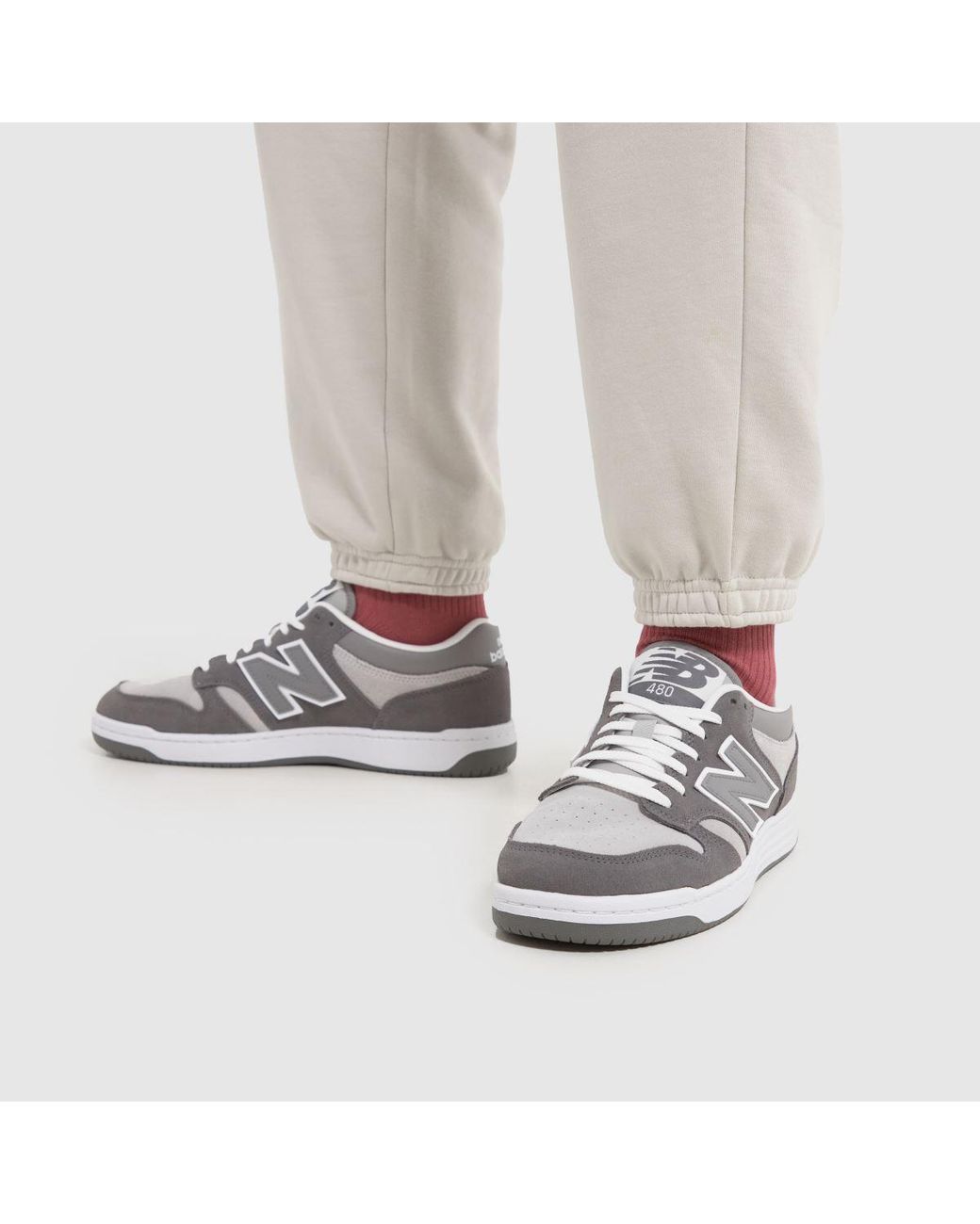 New Balance Gray 480 Trainers for men