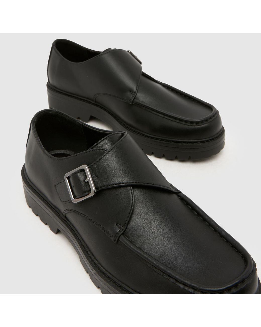 Schuh Black Rafferty Monk Shoes for men