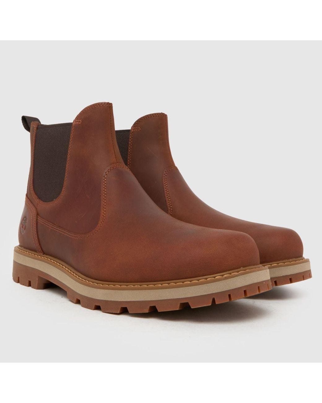 Timberland Brown Britton Road Chelsea Boots for men