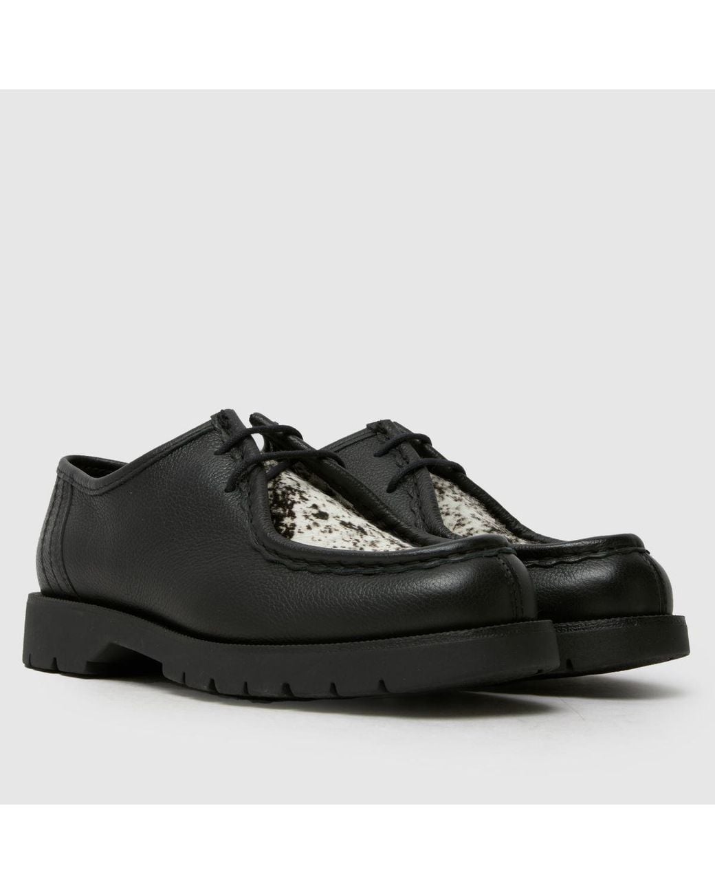 Kleman Black Padrini Derby Flats